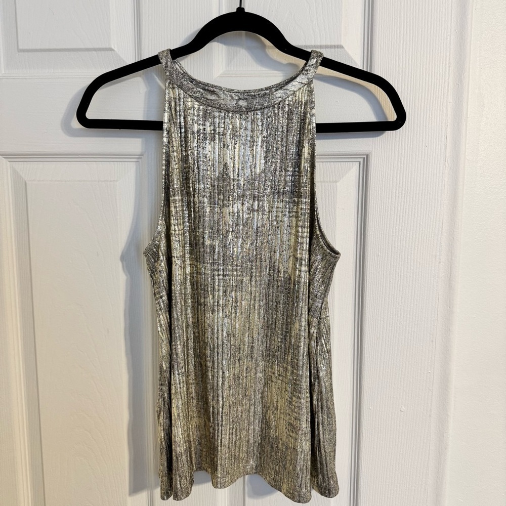 Anthropologie Moulinette Soeurs Metallic Tank Top
Size: Medium
